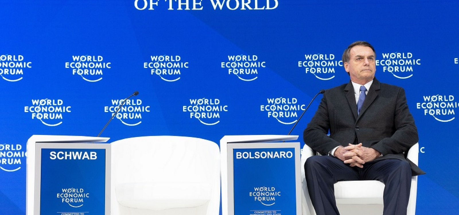 Discurso 'contido' de Bolsonaro em Davos faz bolsa de valores recuar