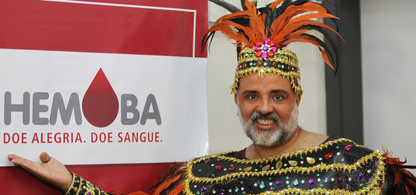 Hemoba faz parceria com concurso Rei Momo para atrair doações de sangue