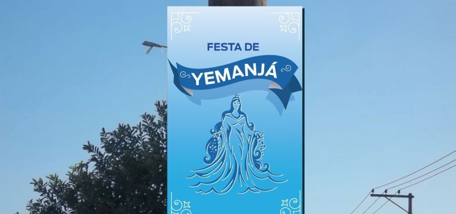 Ministério Público cobra que prefeitura corrija placas da Festa de Yemanjá