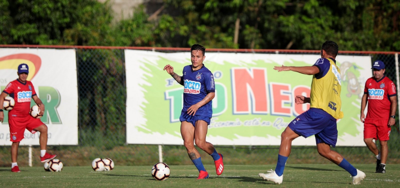 Bahia treina sem Fernandão para jogo na Sul-Americana
