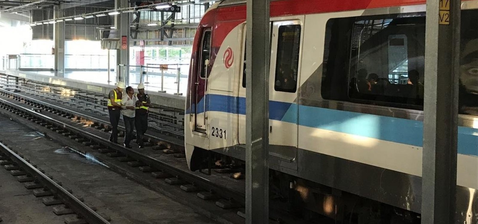 Linha 2 do Metrô de Salvador tem lentidão por conta de acidente 