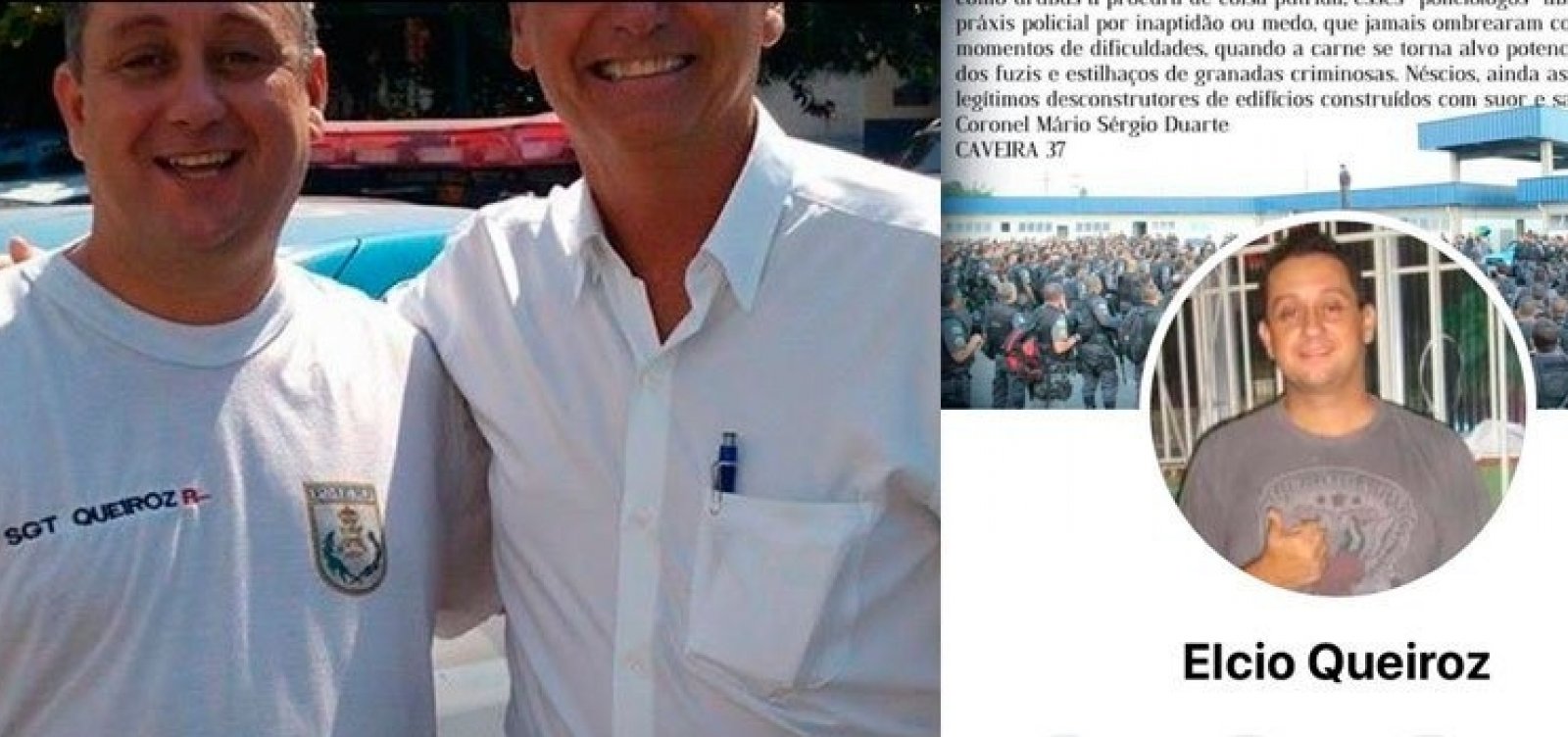 Foto de Bolsonaro ao lado de suspeito de matar Marielle circula na internet