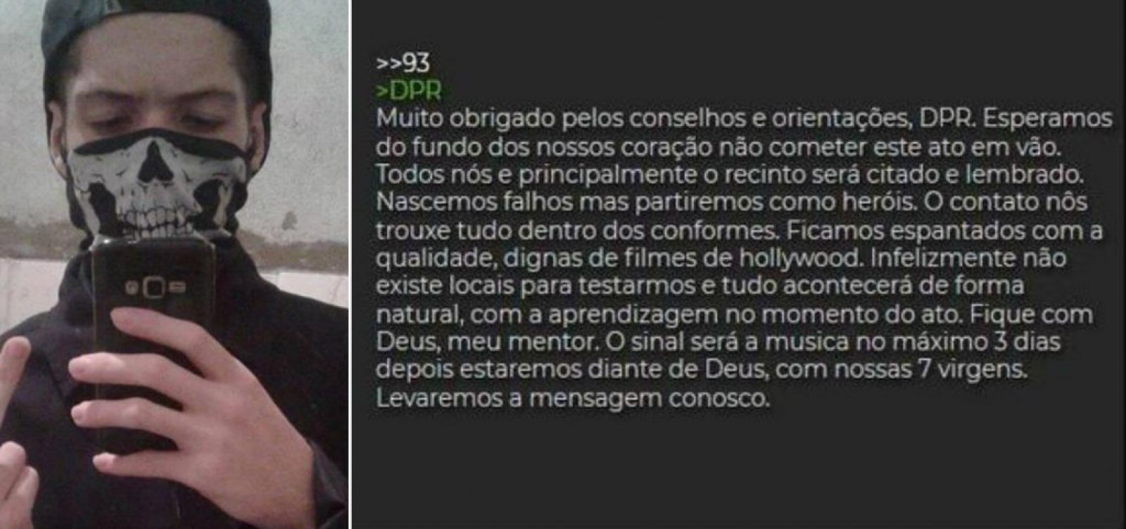 Ministério Público investiga fóruns de ódio na internet em atentado em escola