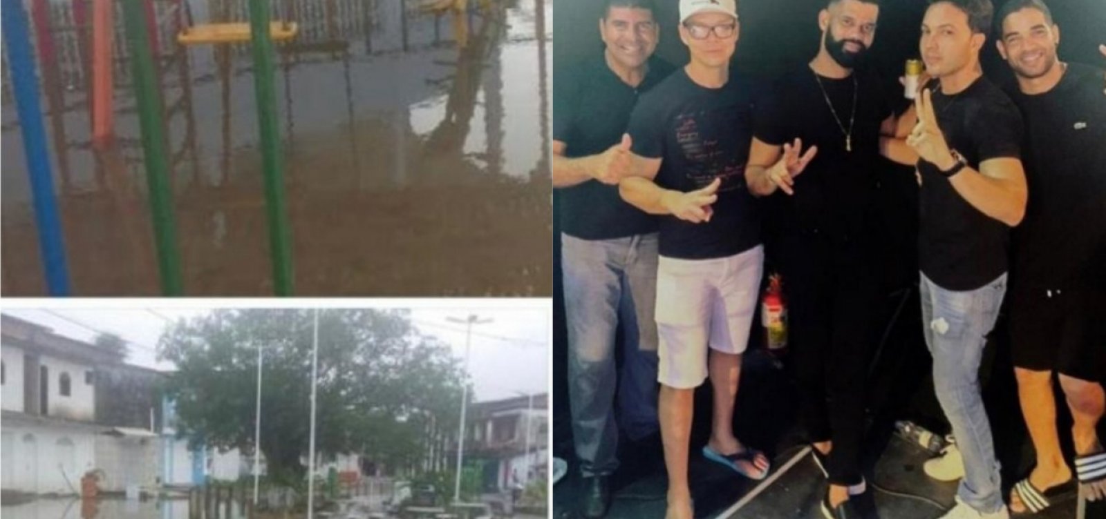Em meio a chuvas e alagamentos, prefeito de Vera Cruz cai na balada