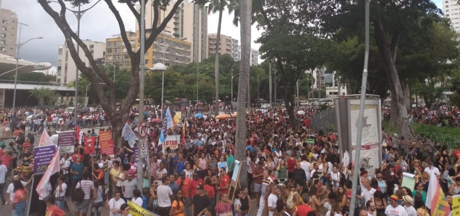 Duas pessoas foram presas em ato no Campo Grande