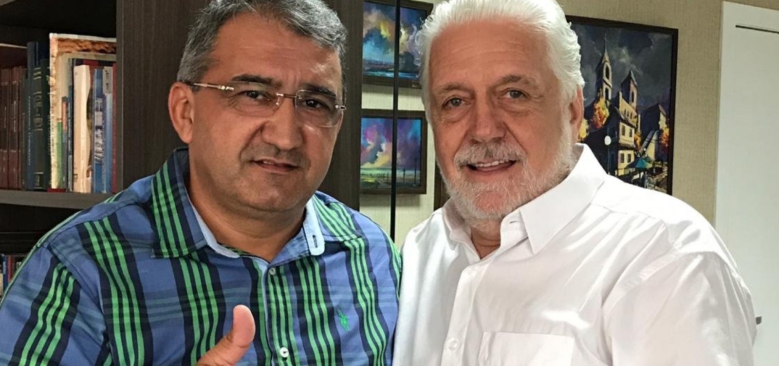 Wagner convida Isaac Carvalho para se filiar ao PT; ex-prefeito está inelegível