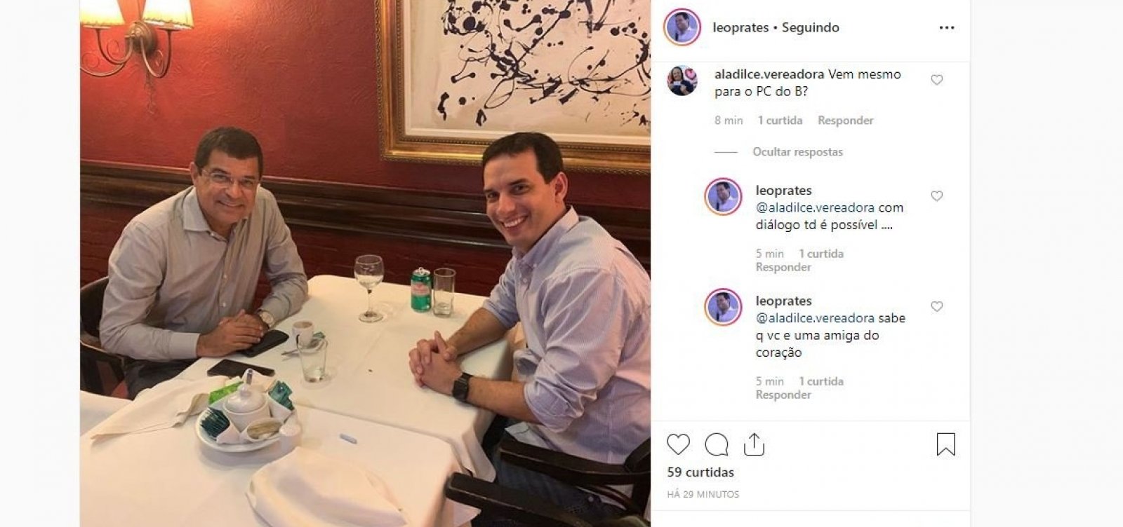 Léo Prates no PCdoB? 'Com diálogo tudo é possível', afirma 