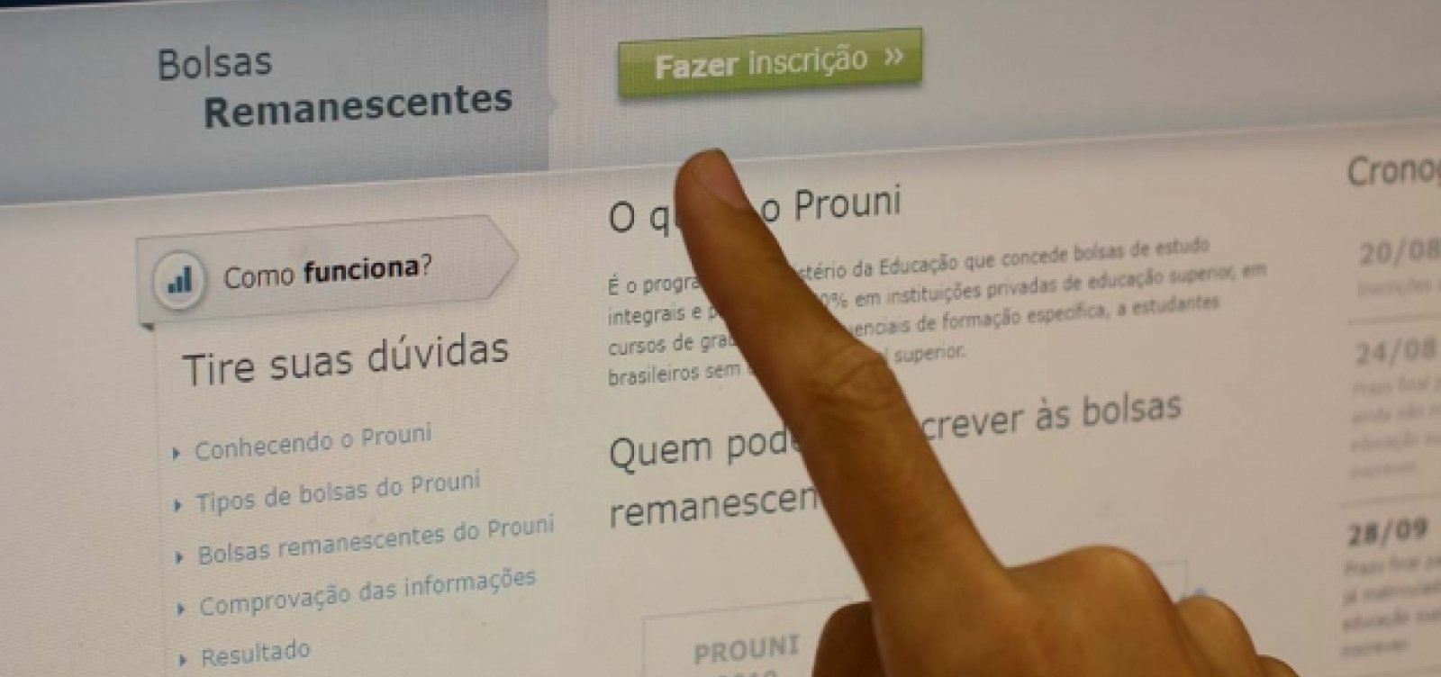 Inscrições para ProUni começam amanhã