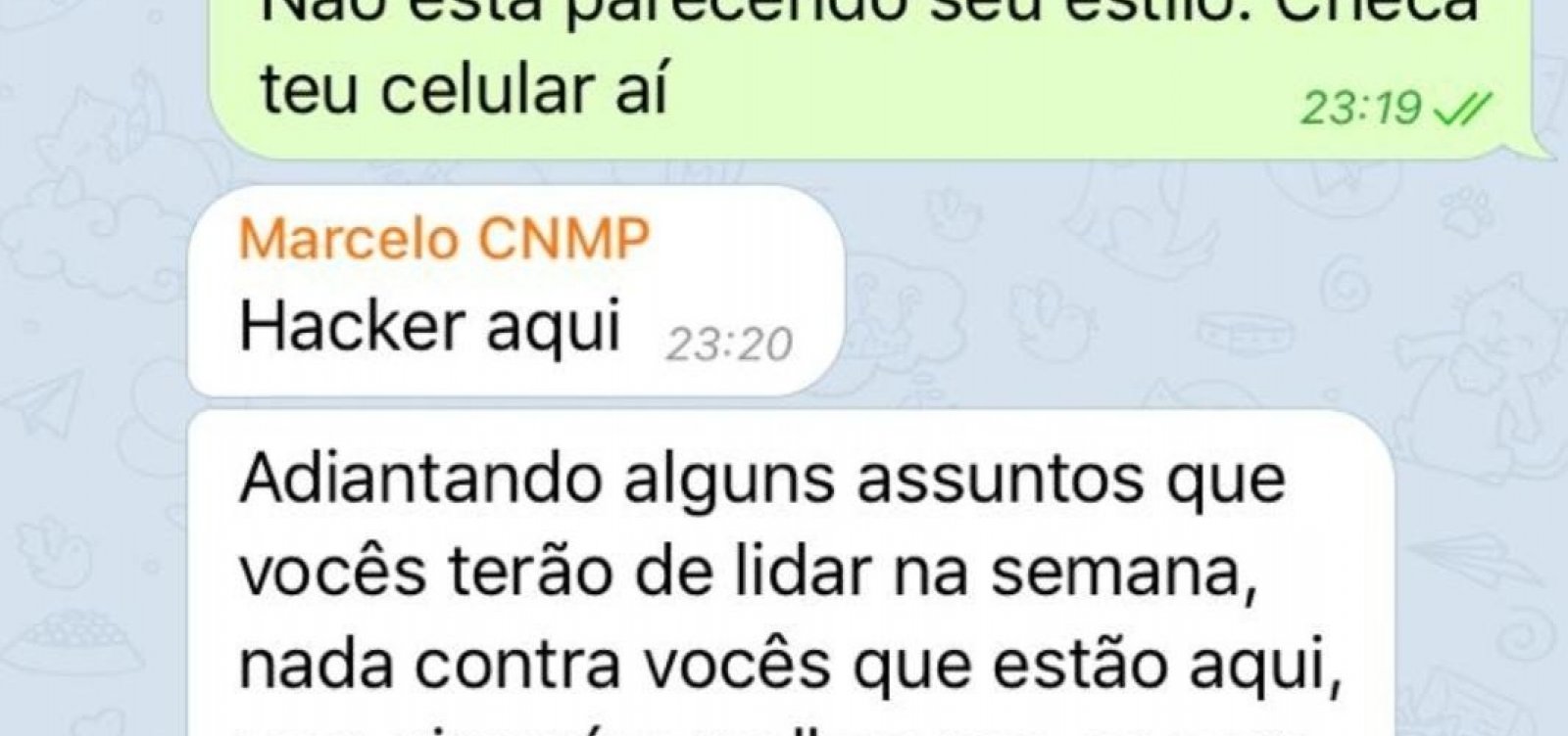Hacker invade grupo do Conselho do Ministério Público; veja a mensagem