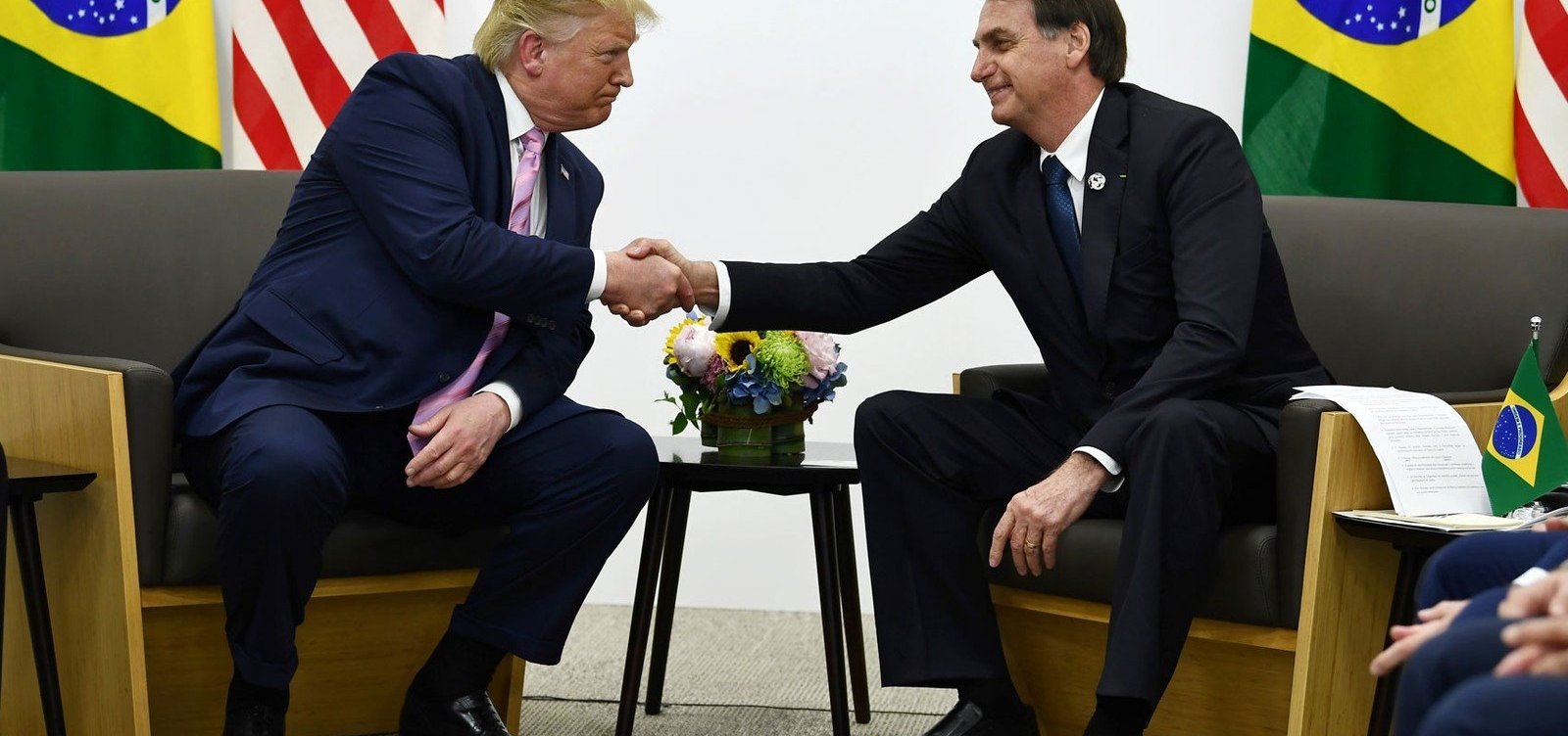 No G20, Bolsonaro se reúne com Trump: 'Temos muita coisa em comum'