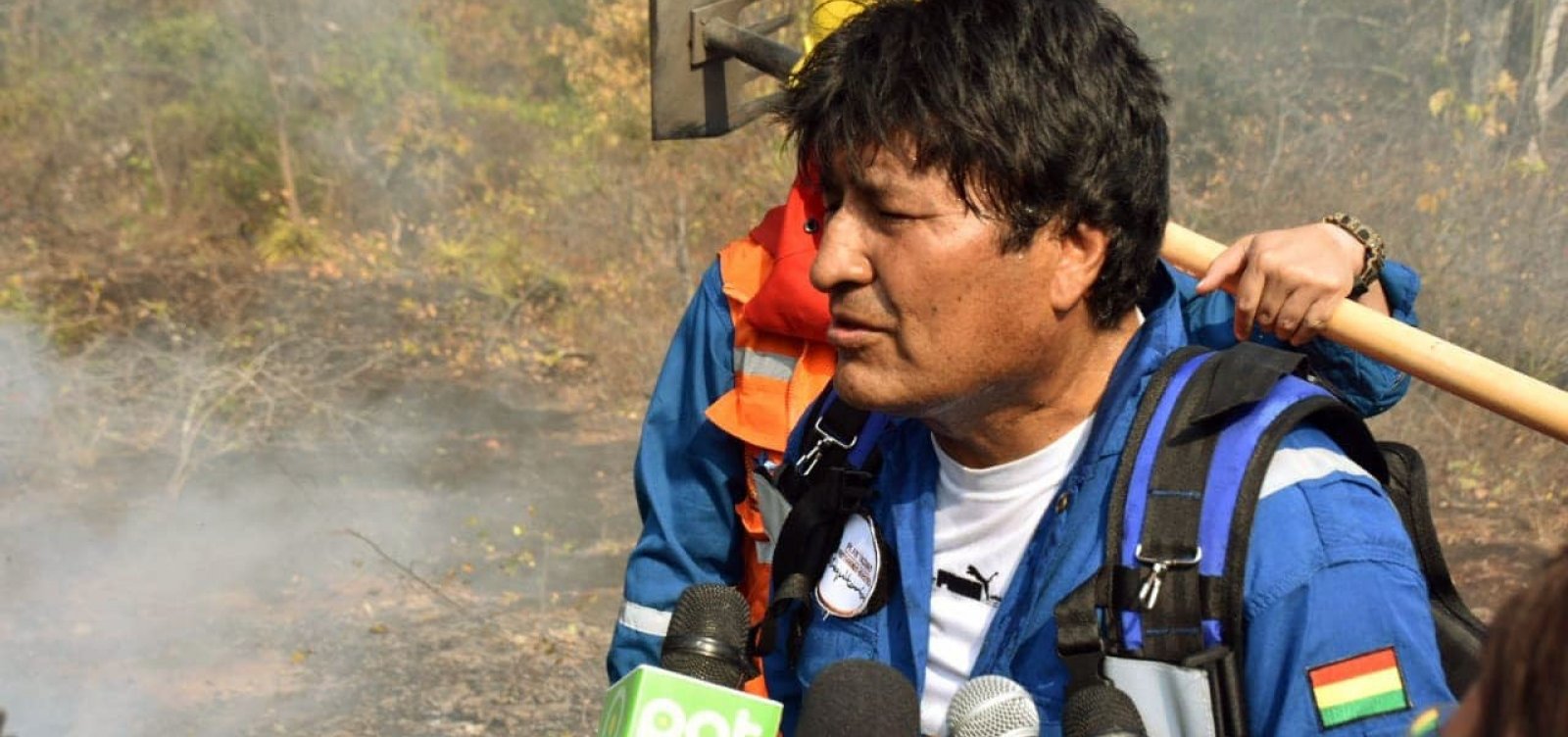 Presidente da Bolívia se perde na selva durante combate a incêndios