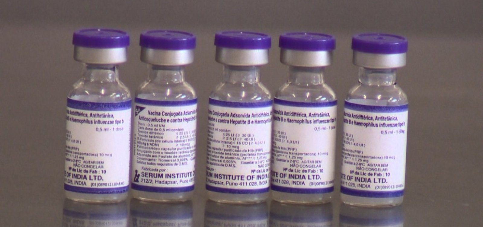 Bahia recebe 30 mil doses de vacina pentavalente