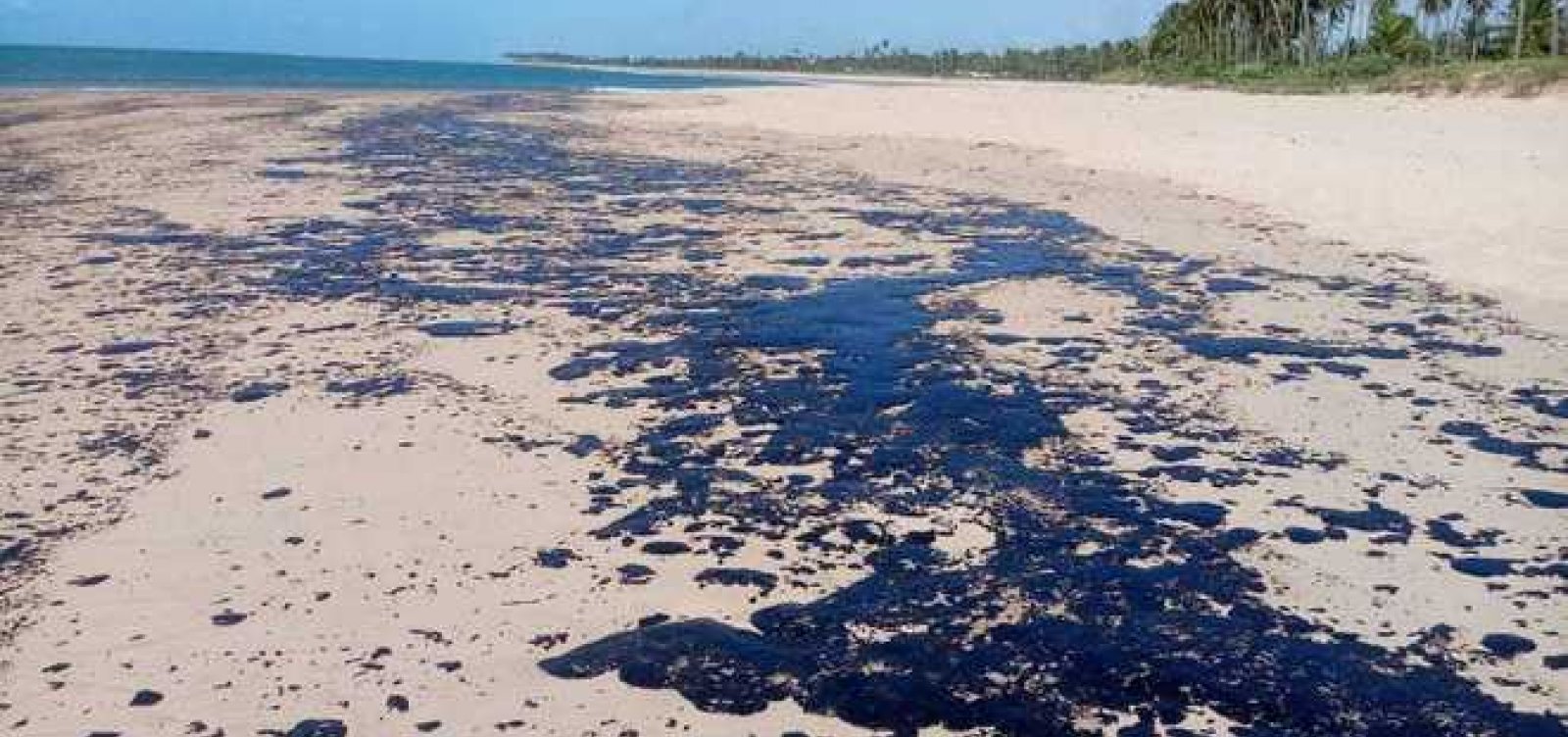 Duas grandes manchas de óleo se aproximam da Bahia