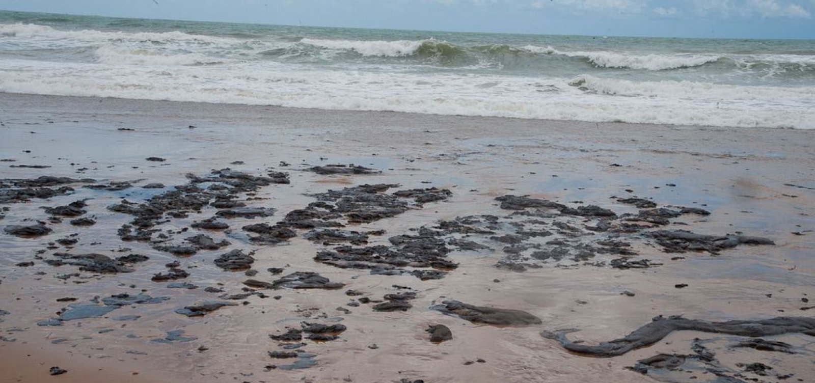 Inema entrega materiais para limpeza das praias afetadas pelas manchas de óleo