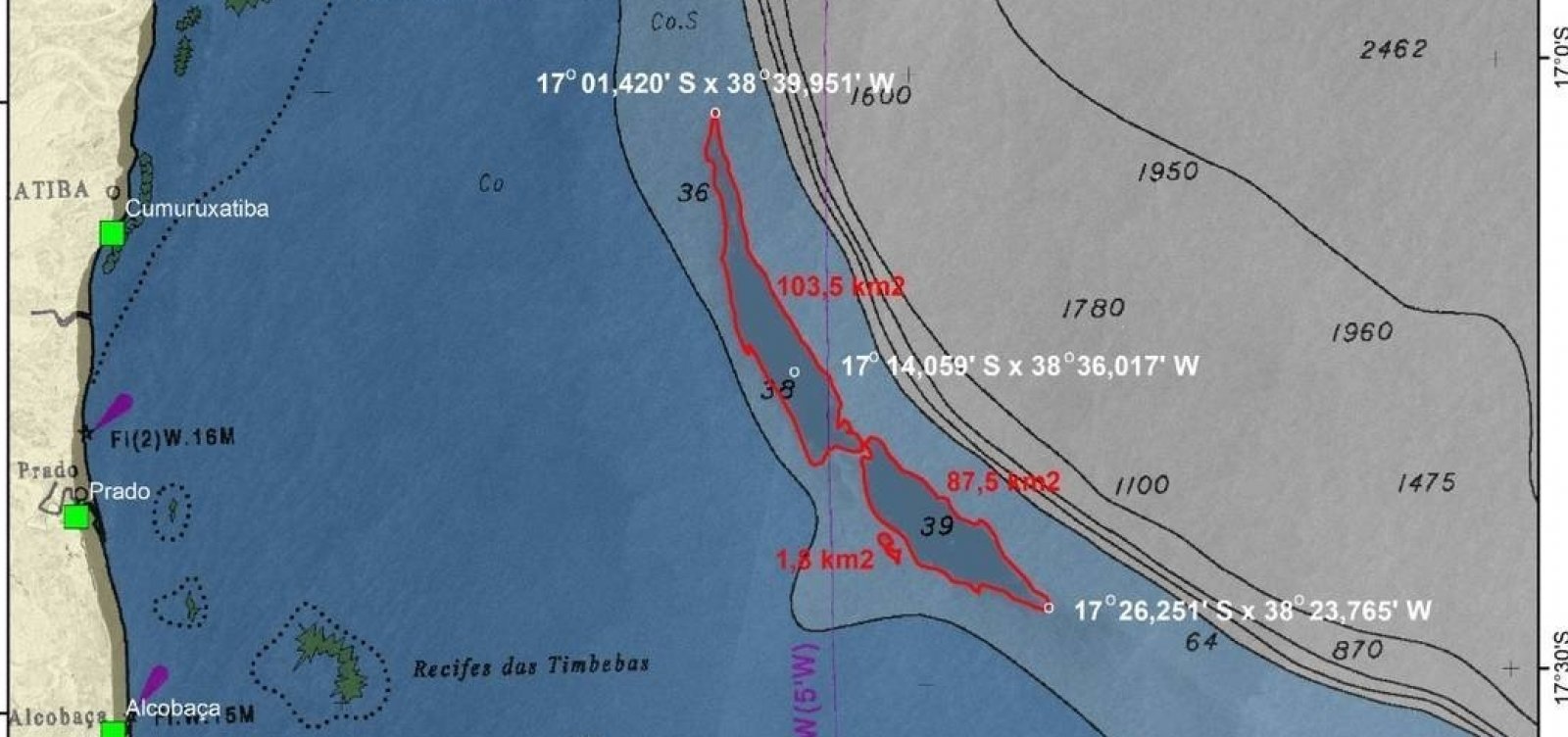 Pesquisadores do Rio encontram grande mancha de óleo no mar perto da costa na Bahia