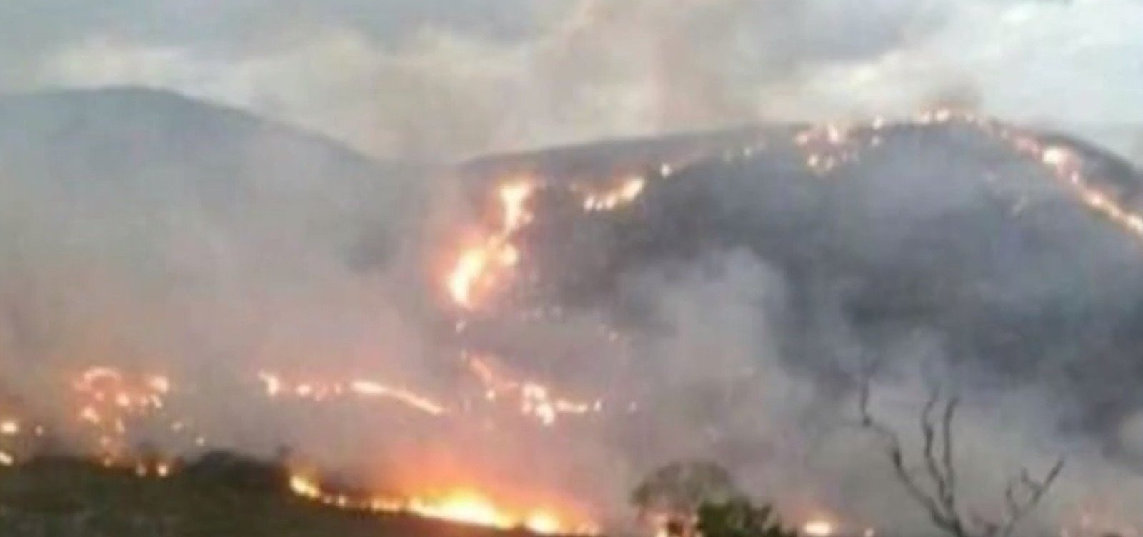 Incêndio destrói área de 540 hectares em Rio de Contas