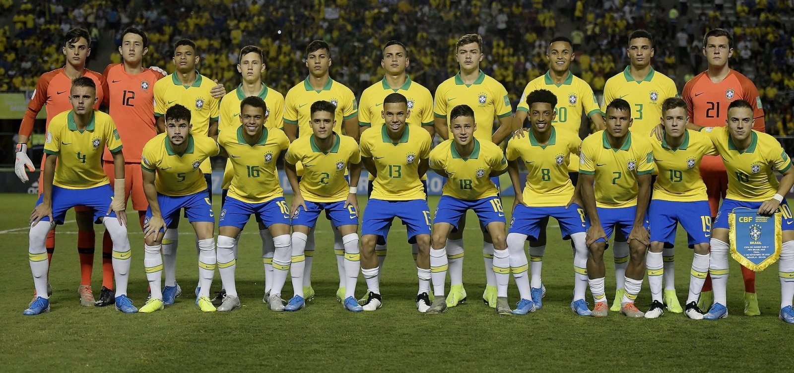 De virada, Brasil vence o México e ganha o campeonato Mundial Sub