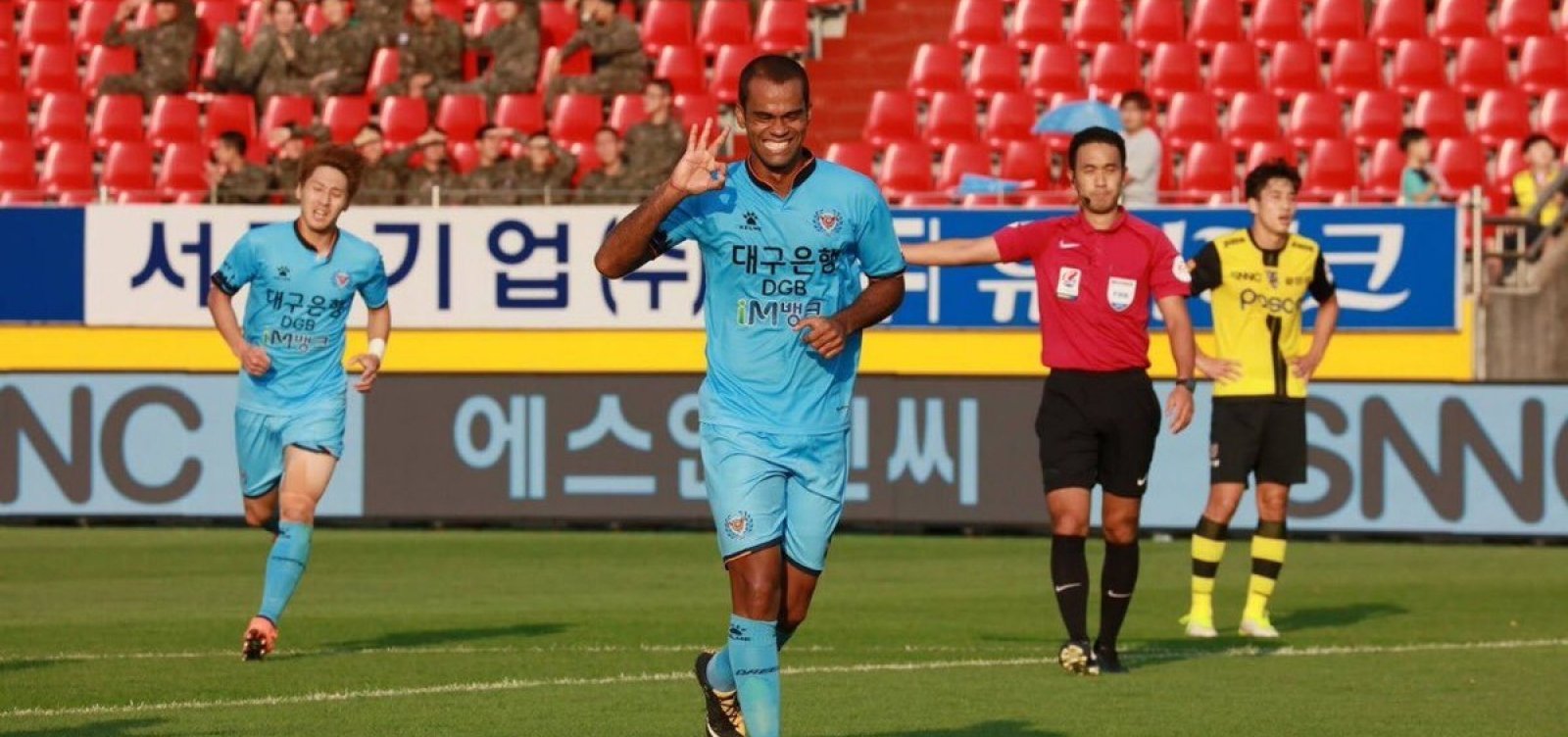 Atacante baiano é maior artilheiro do futebol sul-coreano pelo segundo ano consecutivo