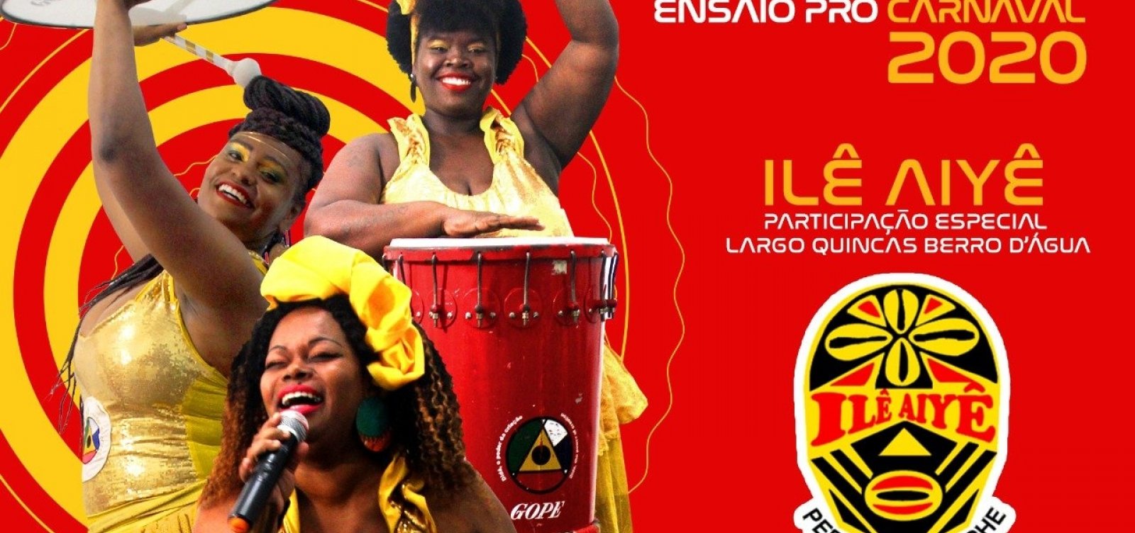 Com participação do Ilê Aiyê, bloco afro Didá faz ensaio no Pelourinho na sexta