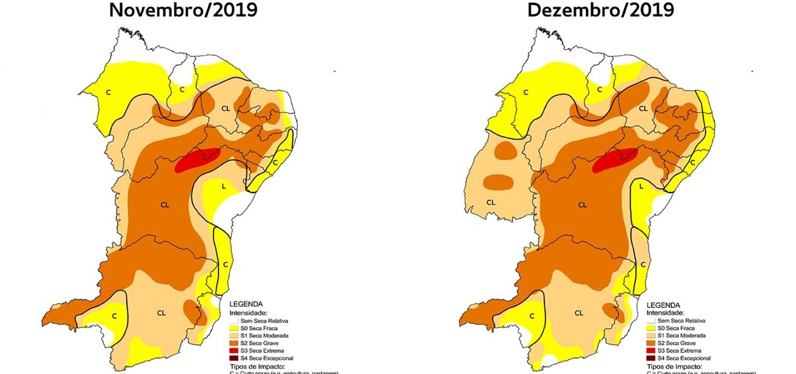 Monitor aponta aumento da gravidade da seca e da área com fenômeno na Bahia