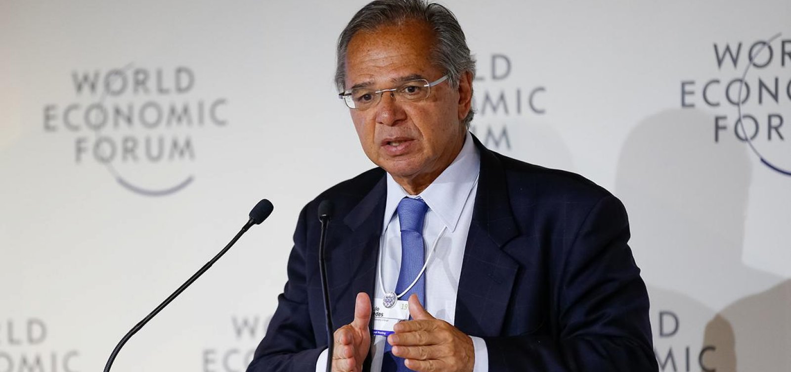 Em Davos, Paulo Guedes diz que ‘pior inimigo do meio ambiente é a pobreza’