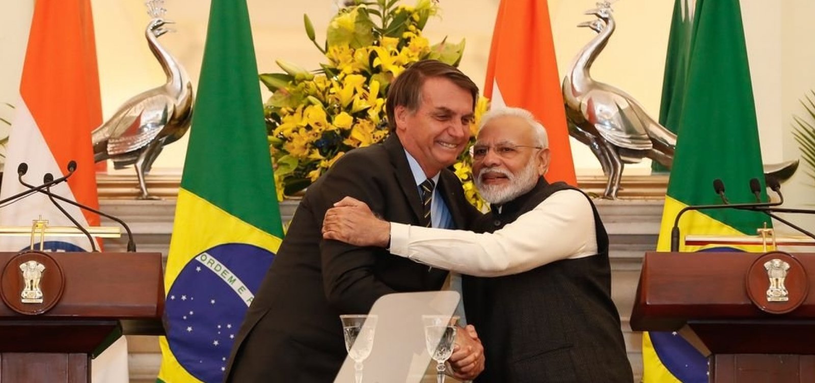 Brasil e Índia se comprometem a dobrar comércio bilateral até 2022, chegando a US$ 15 bilhões