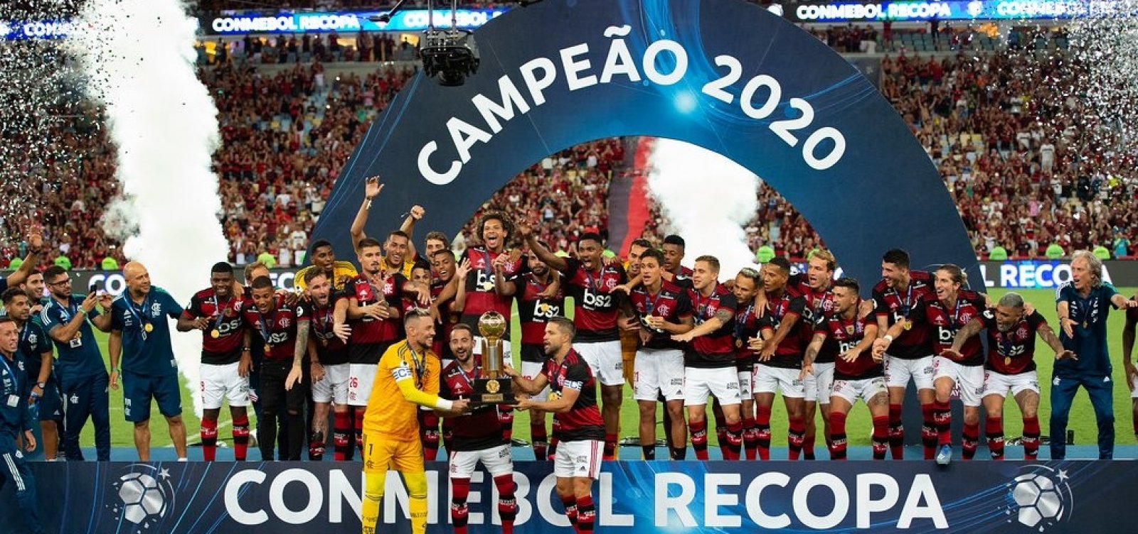 Flamengo vence Independiente Del Valle por 3 a 0 e é campeão da Recopa Sul-Americana