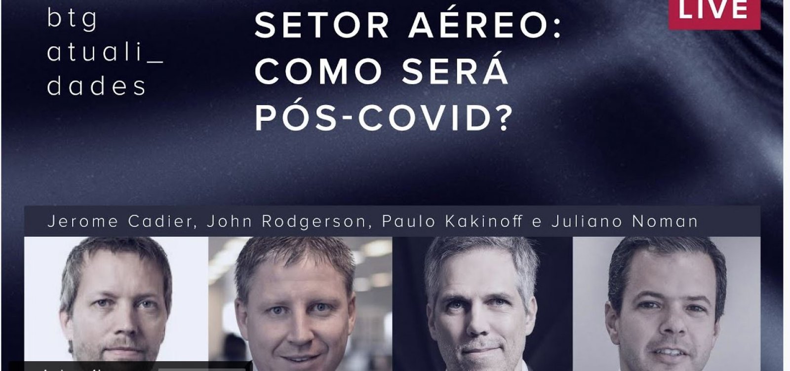 CEOs da Latam, Azul e Gol debatem setor aéreo no pós-Covid