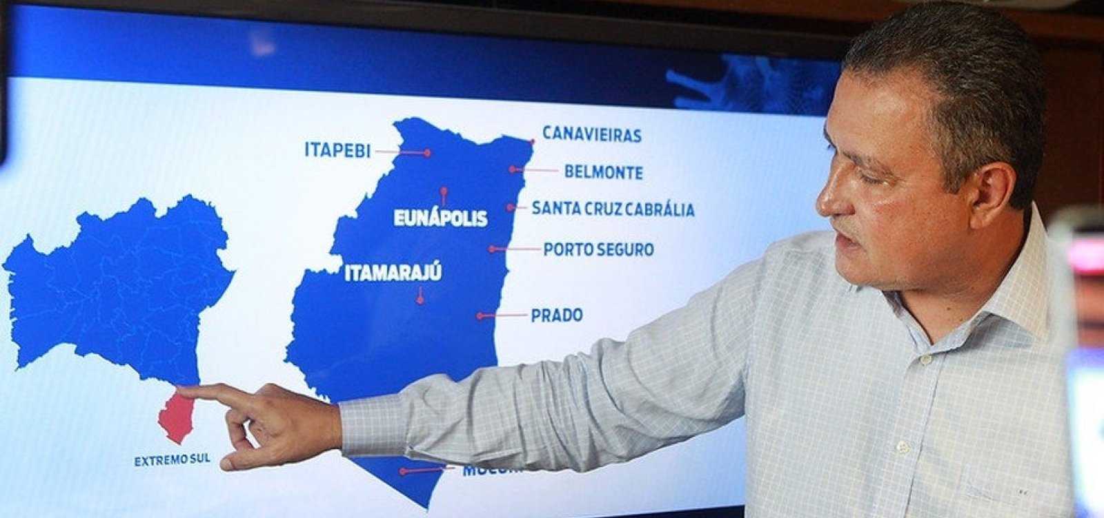 Rui prorroga medidas restritivas a 19 municípios no extremo-sul da Bahia