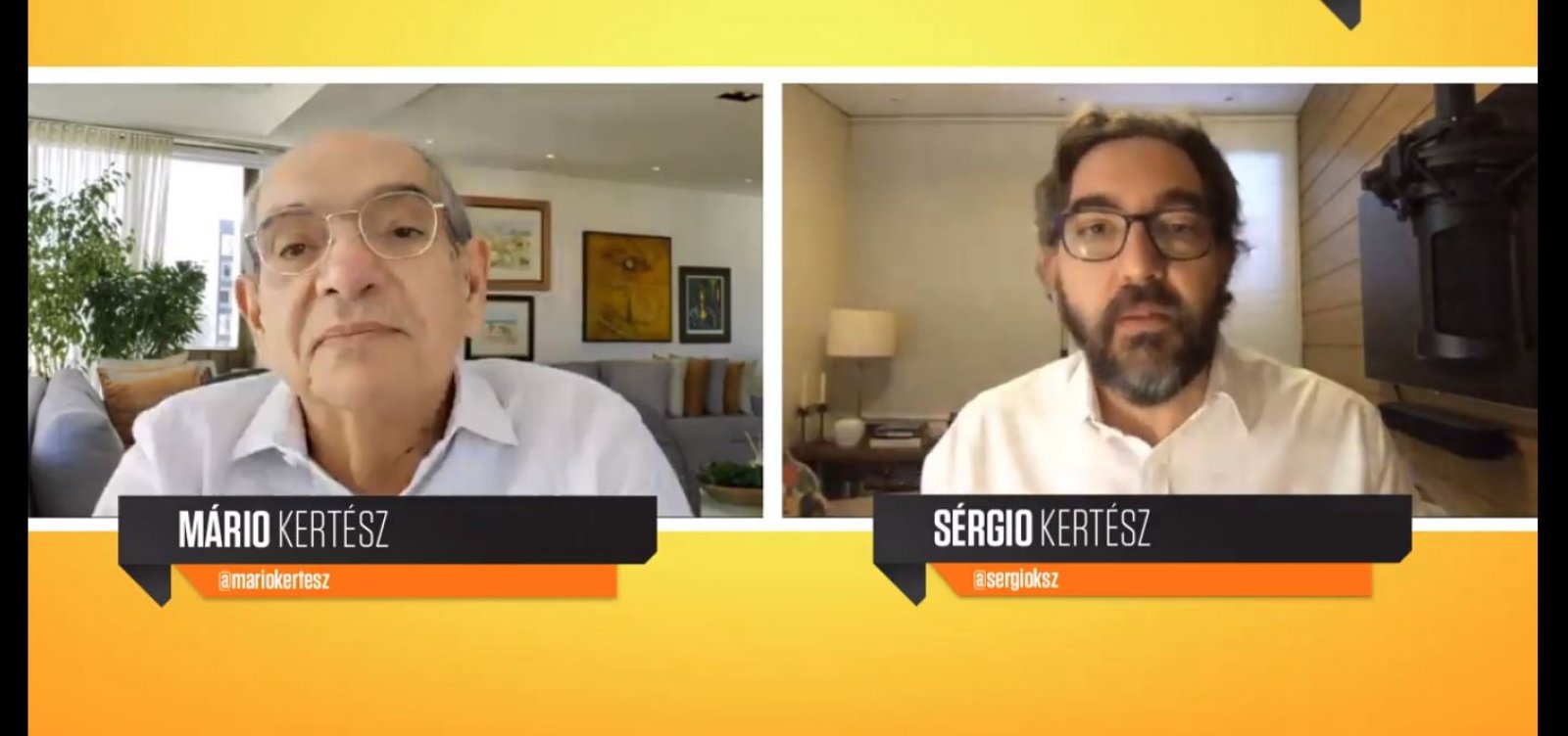 Sérgio Kertész relembra importância dos avós e fala da família