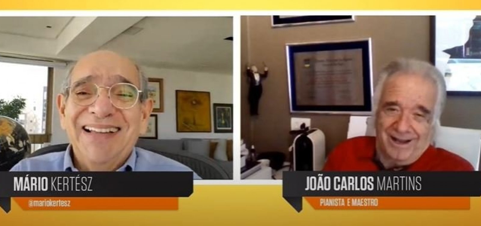 'Jamais desisti da trajetória da esperança', diz maestro João Carlos Martins