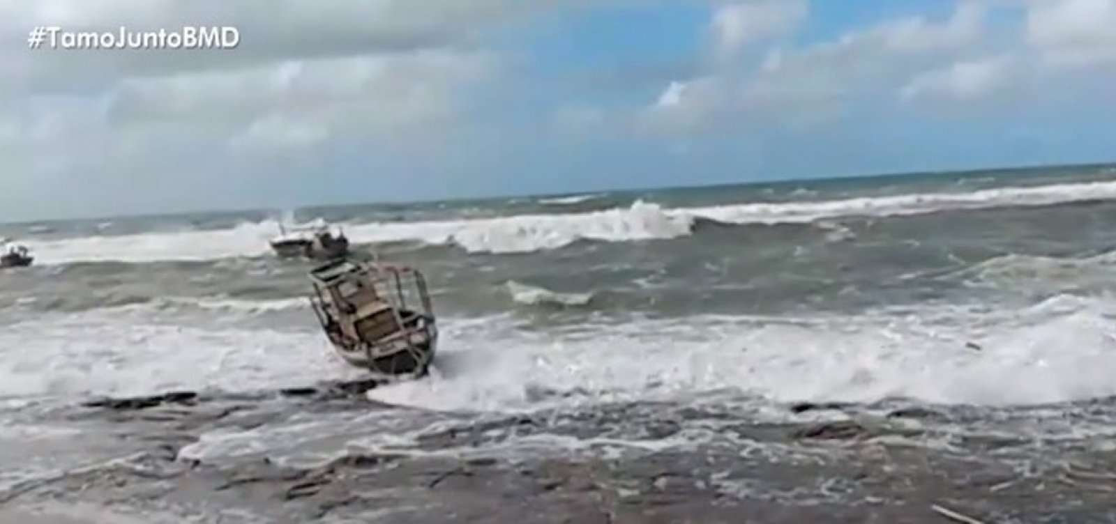 Marinha emite alerta de mau tempo na Bahia; ventos podem chegar a 60km/h
