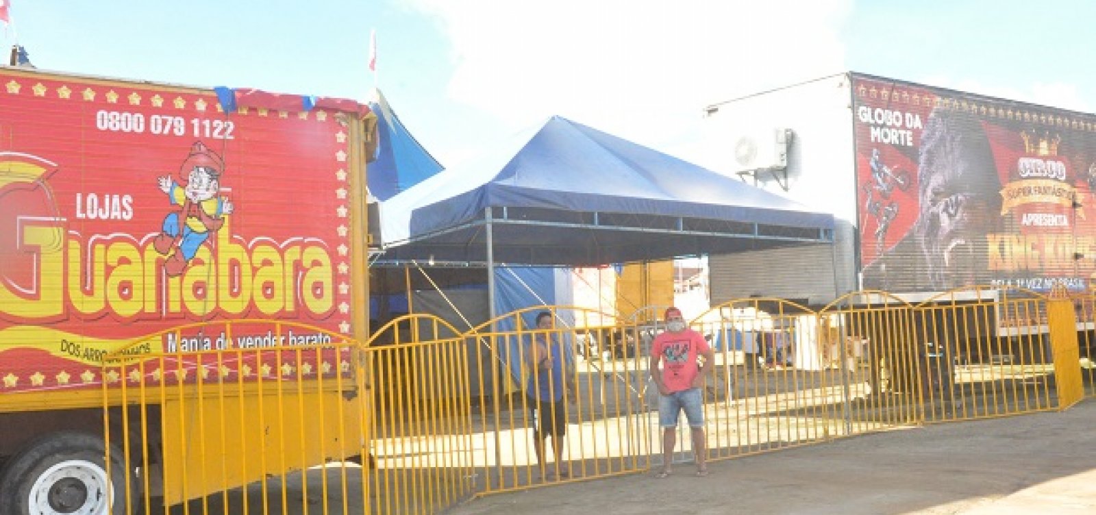 Jaguaquara: parados devido à pandemia, artistas de circo dependem de doações