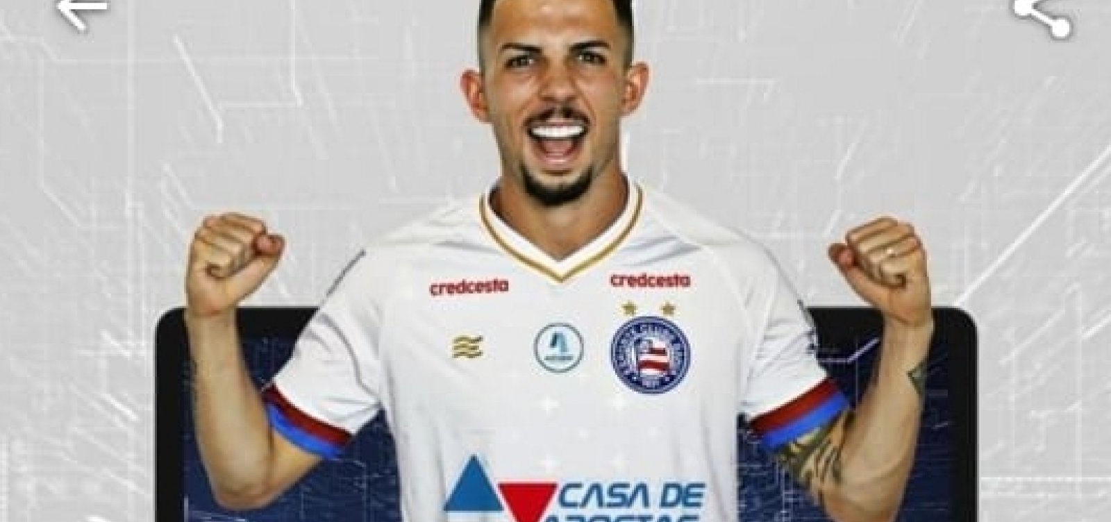 Bahia anuncia Esportes da Sorte como novo patrocinador máster