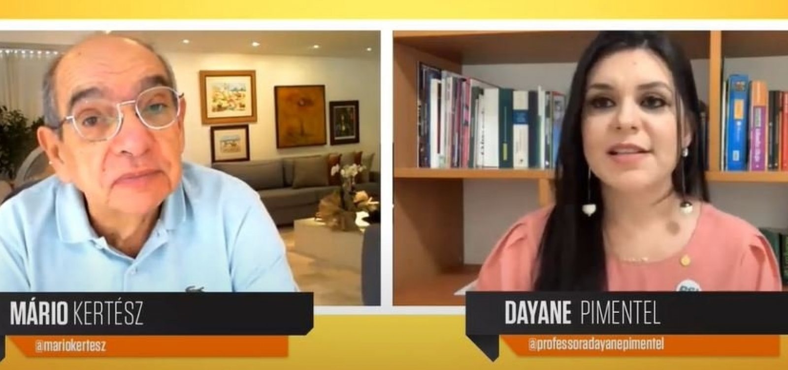 Dayane faz aceno a José Ronaldo após 'fragilidade' de Colbert Martins