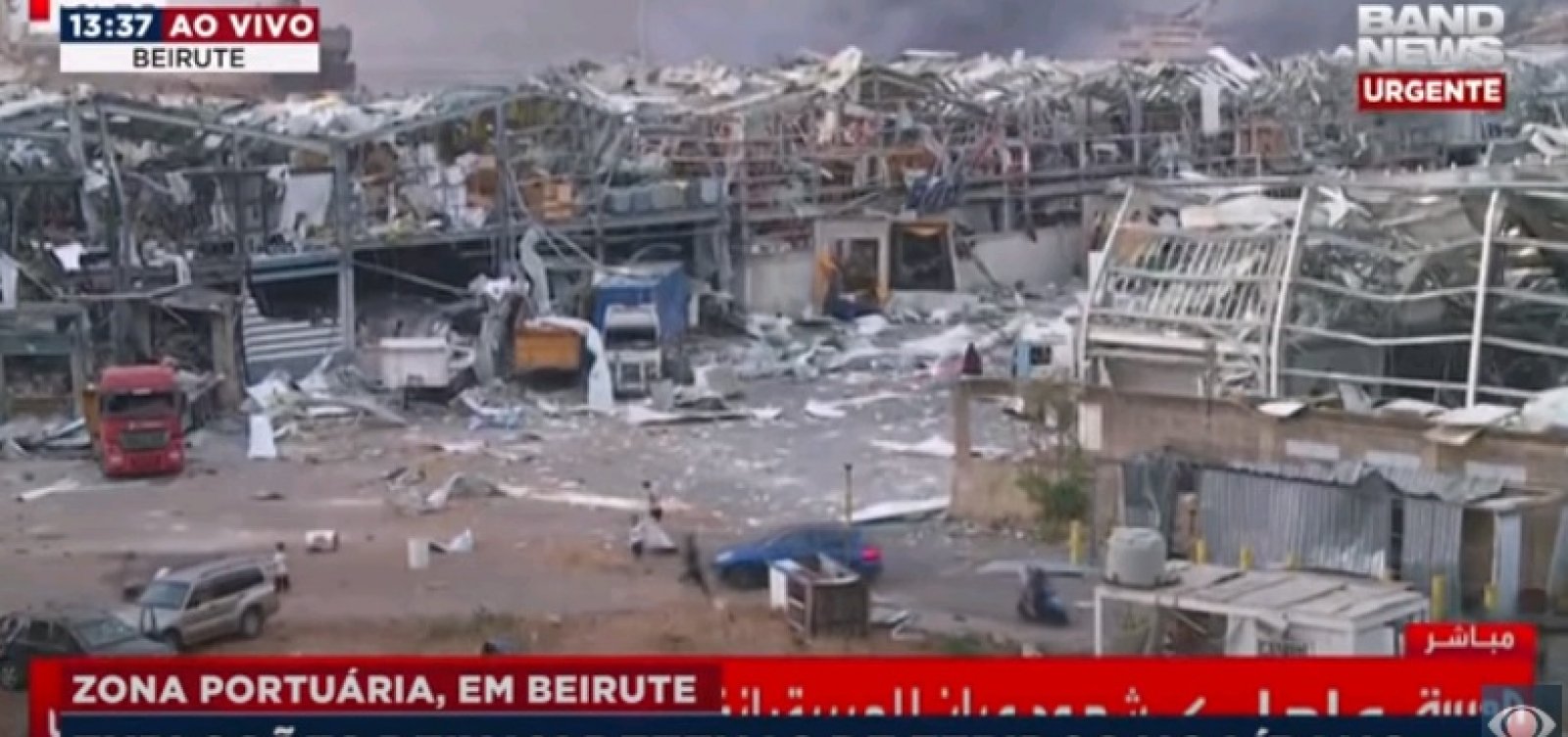 Beirute: Itamaraty diz que não há relatos de brasileiros mortos em explosão
