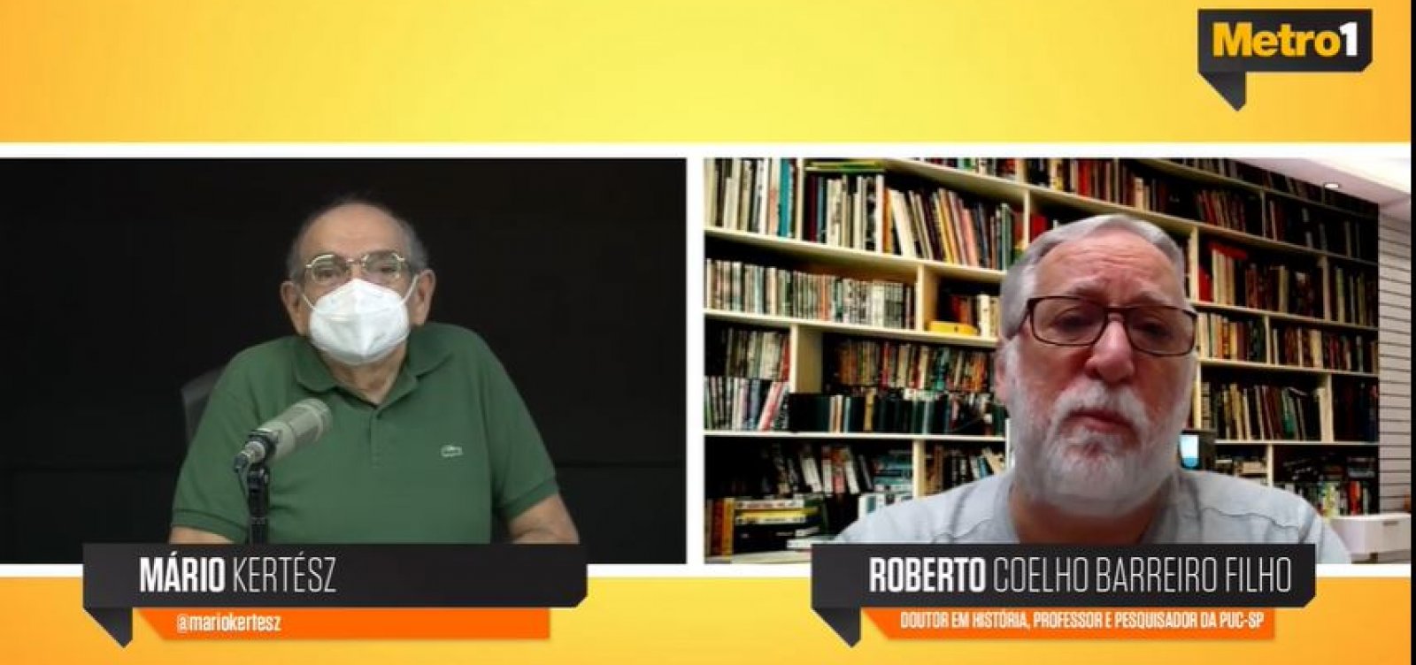 Roberto Coelho dá aula sobre Independência do Brasil; veja vídeo
