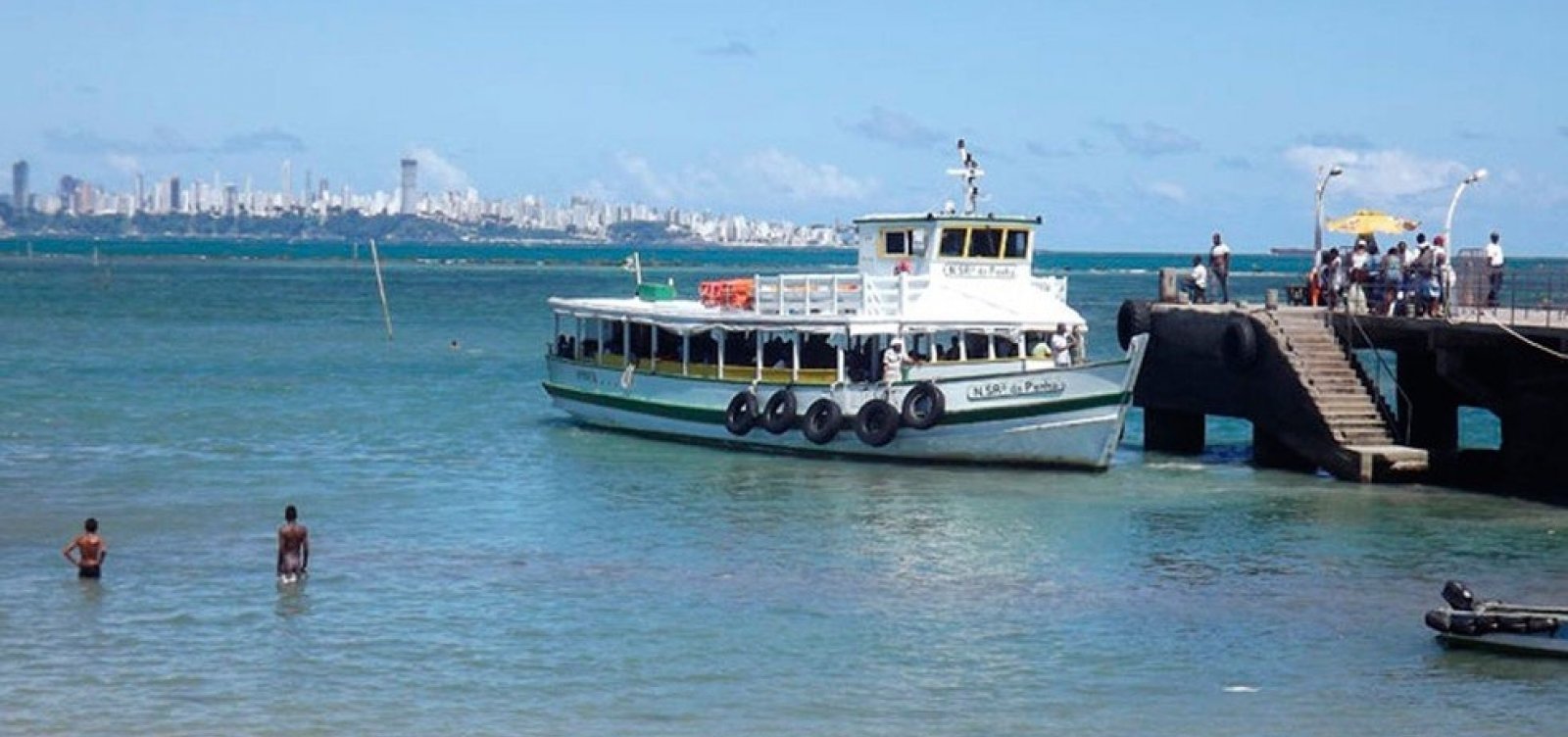 Travessia Salvador-Mar Grande é interrompida por 2h em razão de maré baixa