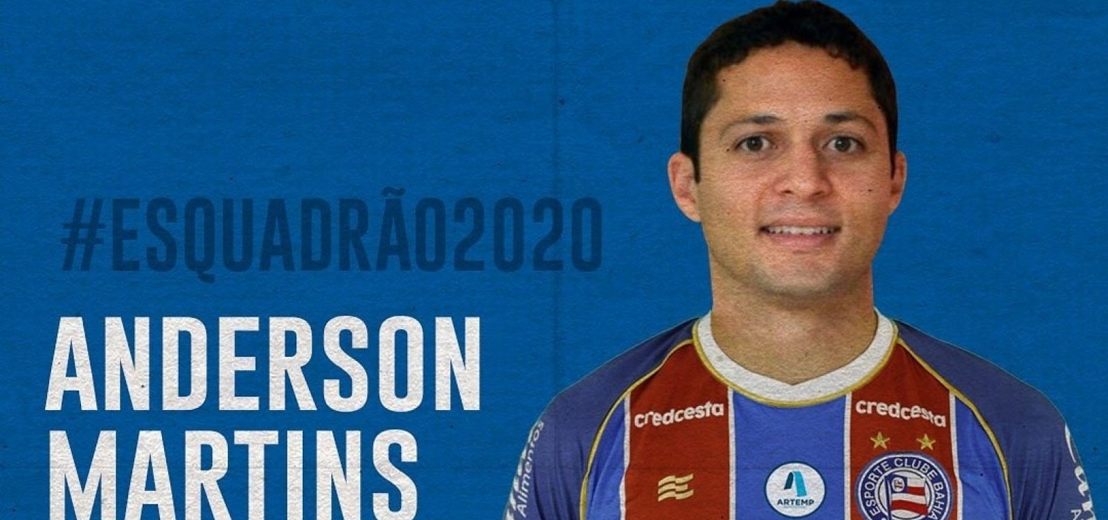 Bahia anuncia contratação de zagueiro Anderson Martins
