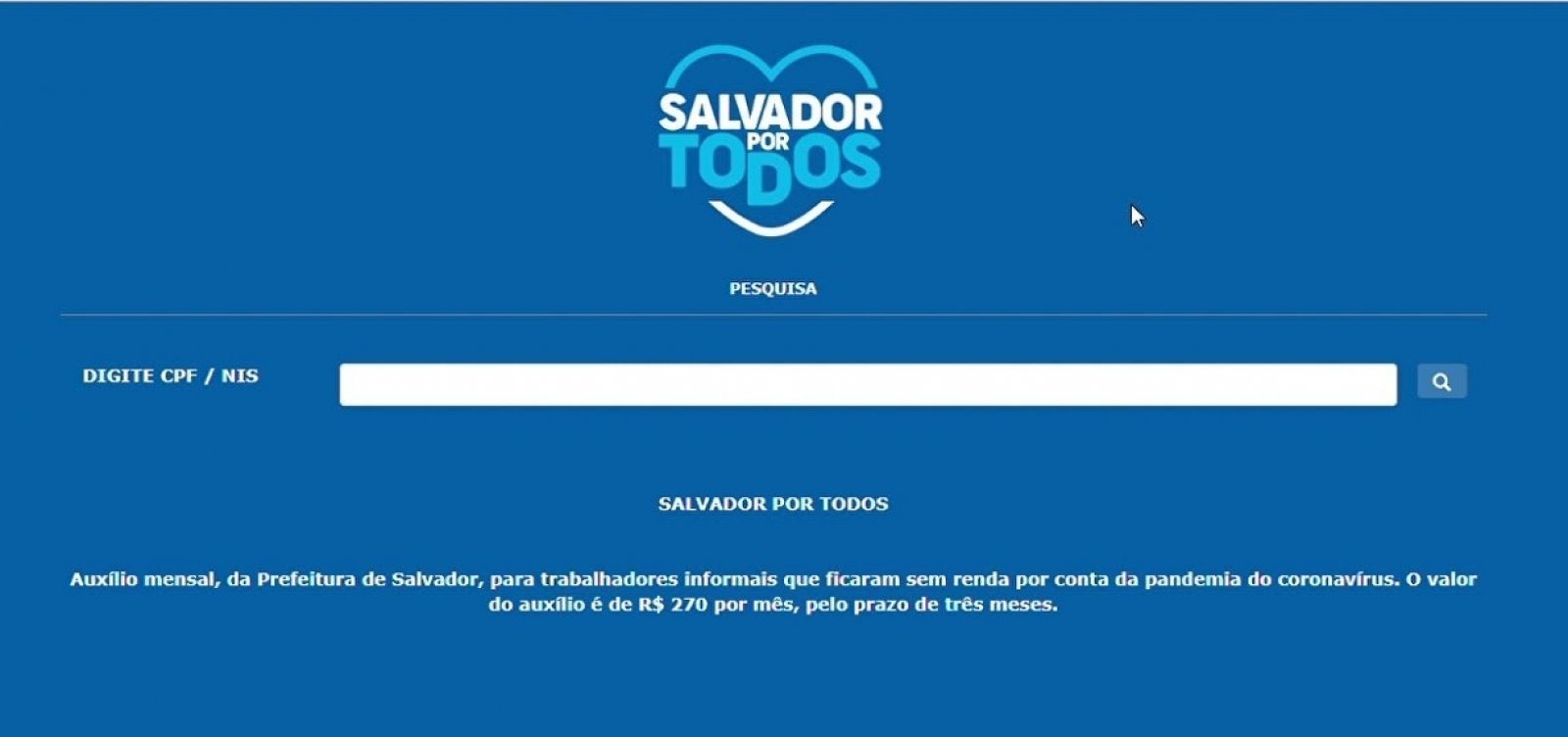 Sétima parcela do 'Salvador por Todos' começa a ser paga nesta sexta-feira