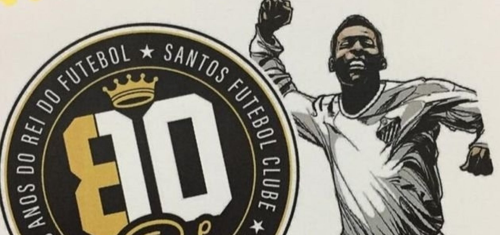 Em homenagem aos 80 anos do Rei Pelé, Santos e Correios lançam selo e carimbo personalizados