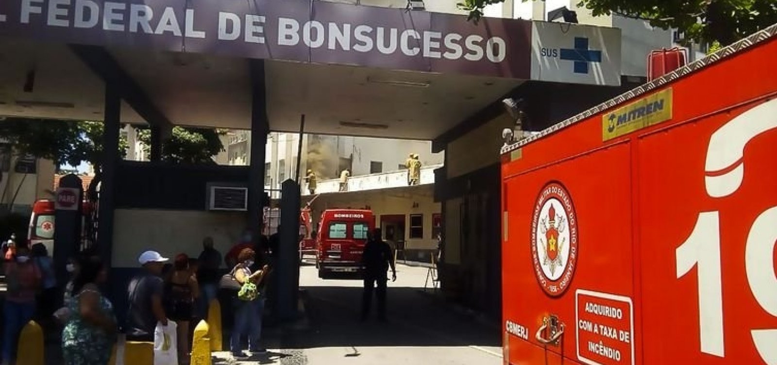 Paciente com Covid-19 morre durante incêndio em Hospital no Rio de Janeiro  
