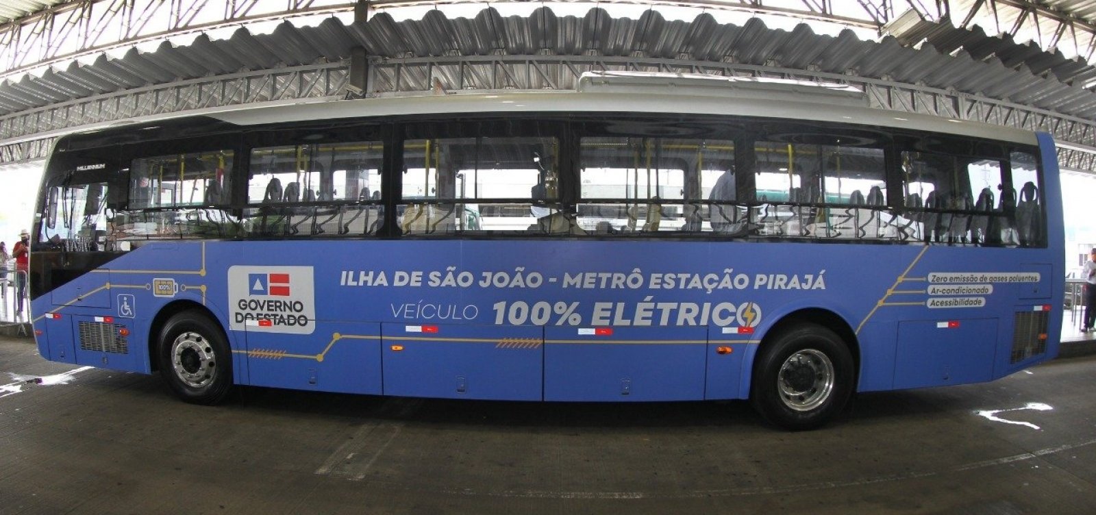 Novos ônibus elétricos começam a rodar na terça-feira em Salvador