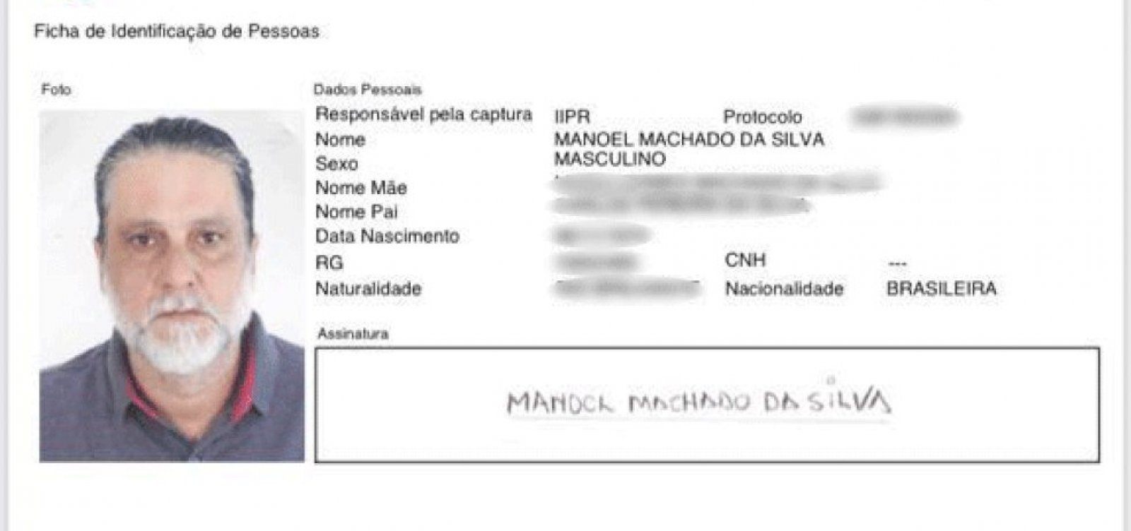 Paulo Cupertino, assassino do ator Rafael Miguel, viveu meses como 'Seu Manoel' no MS 