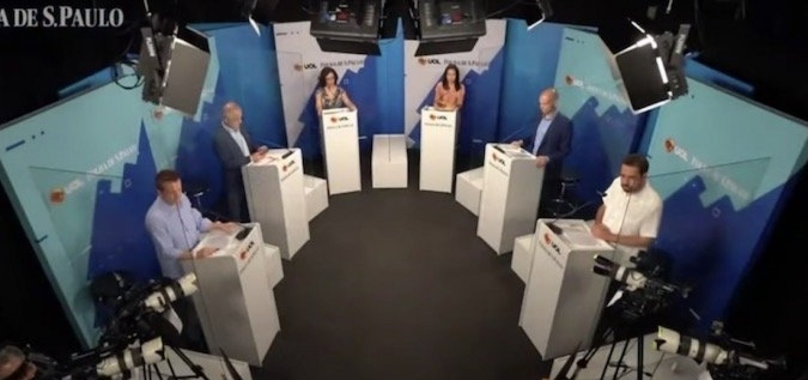 Com novo formato, debate Folha/UOL acirra disputa pelo 2º lugar para Prefeitura de SP